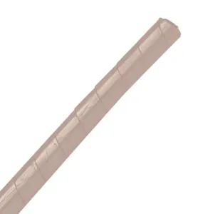 Alpha Wire Sw1 Na005 Spiral Wrap Tubing, 100Ft, Natural