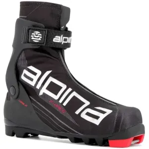 Alpina FUSION COMBI JR Detská obuv na bežecké lyžovanie, čierna, veľkosť