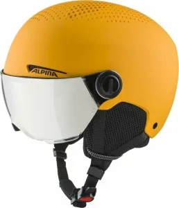 Alpina Zupo Visor Q-Lite Junior Ski helmet Burned/Yellow Matt M Lyžiarska prilba