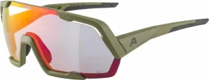 Alpina Rocket QV Olive Matt/Rainbow Cyklistické okuliare