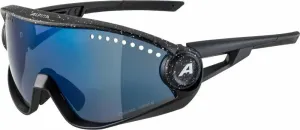 Alpina 5w1ng Black Blur Matt/Blue Cyklistické okuliare