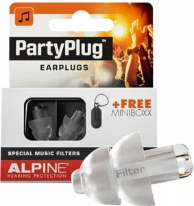 Alpine PartyPlug Transparent Transparentná Ochrana sluchu #6302632