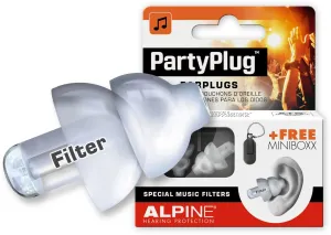 Alpine PartyPlug Transparent Transparentná Ochrana sluchu
