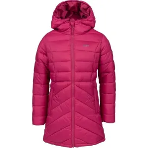 ALPINE PRO ARICANO Dievčenský kabát, ružová, veľkosť #437529