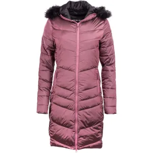 ALPINE PRO ASHURA Dámsky zimný kabát, ružová, veľkosť #420747
