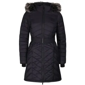 ALPINE PRO OMEFA Dámsky kabát, čierna, veľkosť #8378313