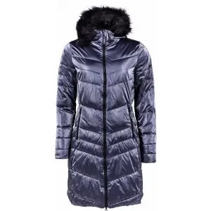 ALPINE PRO ZARAMA Dámsky zimný kabát, tmavo modrá, veľkosť L