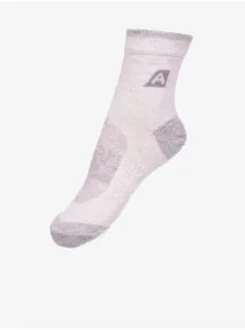ALPINE PRO 3RAPID 2 Detské ponožky 3 páry KSCZ013 biela L