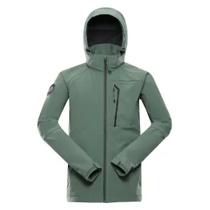 Men's softshell jacket ALPINE PRO HOOR loden frost #8438087