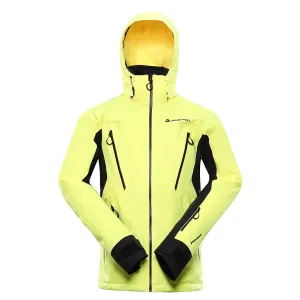 ALPINE PRO Gaes Pánska lyžiarska bunda MJCY573 nano yellow XXL