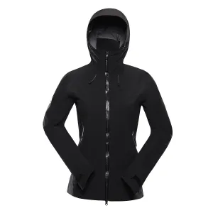Women's jacket with membrane ALPINE PRO GORA black #8287607