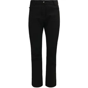 ALPINE PRO SUNA Dámske softshellové nohavice, čierna, veľkosť 38
