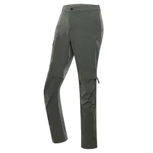 Men's trousers with impregnation and detachable legs. ALPINE PRO NESC olivine #6394314