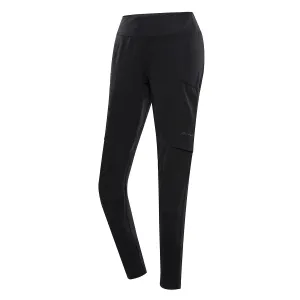 Women's cool-dry outdoor pants ALPINE PRO RENZA black #8455500