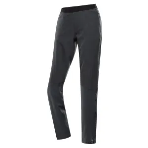 Women's cool-dry sports pants ALPINE PRO ZERECA dk.true gray #9228168