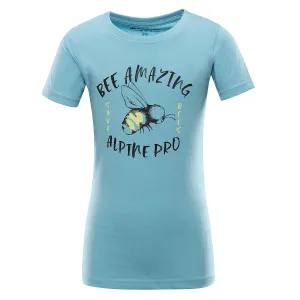 Children's T-shirt made of organic cotton ALPINE PRO EKOSO milky blue variant PA #1121259