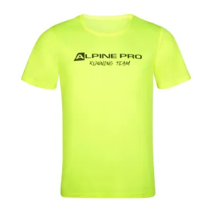 ALPINE PRO Runn Pánske funkčné tričko MTSR554 reflexná žltá L