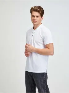 White Mens Polo T-Shirt Alpine Pro Sedar - Men #1070822
