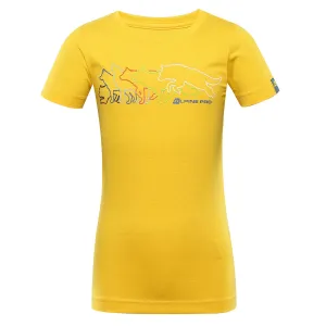 Children's quick-drying T-shirt ALPINE PRO ZOOLO spectra yellow variant pa #8364393