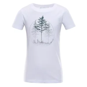 Children's T-shirt made of organic cotton ALPINE PRO NATURO white variant pb #5469639