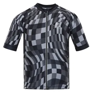 Men's cycling jersey ALPINE PRO SAGEN dk. True Gray variant of PB #8377366