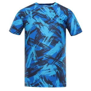 Men's functional T-shirt ALPINE PRO QUATR neon atomic blue variant PE #6202031