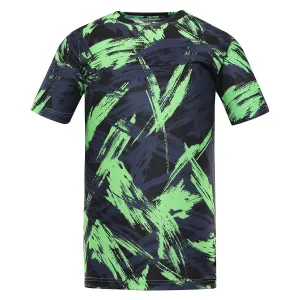 Men's functional T-shirt ALPINE PRO QUATR neon green gecko variant pe #6203911