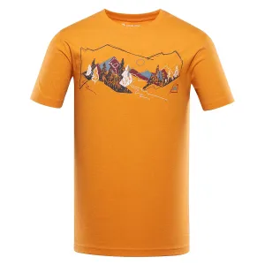 Men's quick-drying T-shirt ALPINE PRO ASPEN russet orange variant PA #9249329