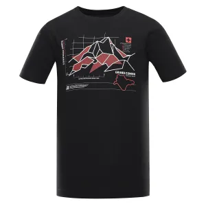 Men's quick-drying T-shirt ALPINE PRO DAFOT black variant pa #5494213
