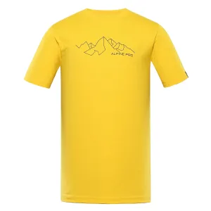Men's quick-drying T-shirt ALPINE PRO MONEN spectra yellow variant pb #8383805