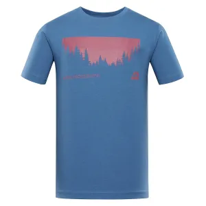 Men's T-shirt made of organic cotton ALPINE PRO ECC vallarta blue variant pb
