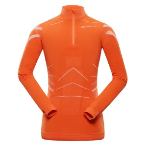 ALPINE PRO Lubin Pánske funkčné triko MUNY081 tmavo oranžová XS-S