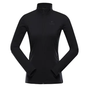 Women's quick-drying sweatshirt ALPINE PRO FRASEBA black
