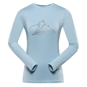 Women's quick-drying T-shirt ALPINE PRO LOUSA aquamarine variant pa #8799277