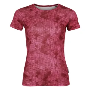 Women's T-shirt ALPINE PRO QUATRA pomegranate variant pa #9139005