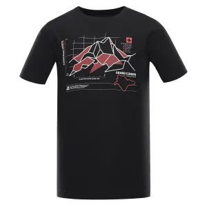 Men's quick-drying T-shirt ALPINE PRO DAFOT black variant pa #5823636