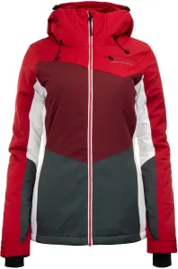 ALPINE PRO LUDIA Dámska lyžiarska bunda, červená, veľkosť L