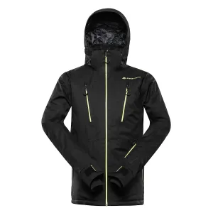 Men's ski jacket with ptx membrane ALPINE PRO REAM black #8487792