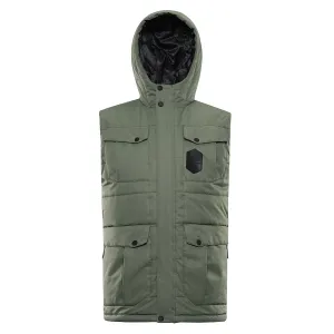 Men's vest with ptx membrane ALPINE PRO HARD olivine #8437796
