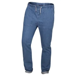 ALPINE PRO Judar Pánske jeansové nohavice MPAX551 tmavá oceľovomodrá L