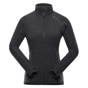 Women's quick-drying sweatshirt ALPINE PRO ONNECA black