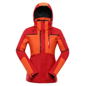 Ladies Ski Jacket with Membrane PTX ALPINE PRO MALEFA dk.red #1189287
