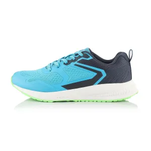 Sport running shoes with antibacterial insole ALPINE PRO NAREME neon atomic blue #7974470