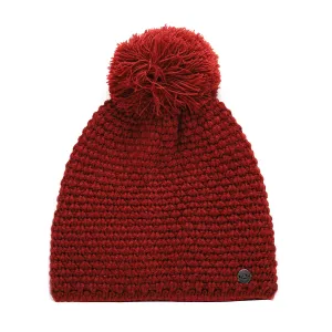 Winter hat with pompom ALPINE PRO GRANE merlot #8793149