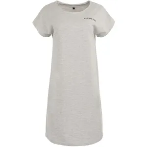 ALPINE PRO EDGERLA Dámske šaty, sivá, veľkosť #418718