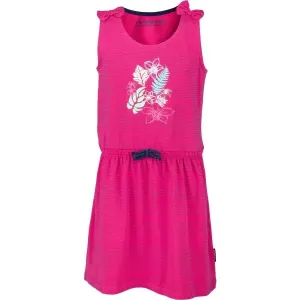 ALPINE PRO FRIEDO Dievčenské šaty, ružová, veľkosť #448966