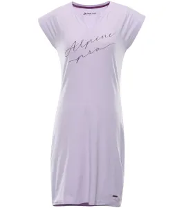 ALPINE PRO Rubera Dámske šaty LSKA429 pastel lilac XL