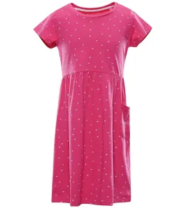 ALPINE PRO Zenno Detské šaty KSKT083 ružová 116-122
