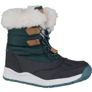 ALPINE PRO TEUTO Dievčenská zimná obuv, tmavo zelená, veľkosť #9301448