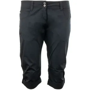 ALPINE PRO KAIURI Dámske 3/4 nohavice, čierna, veľkosť #6206960